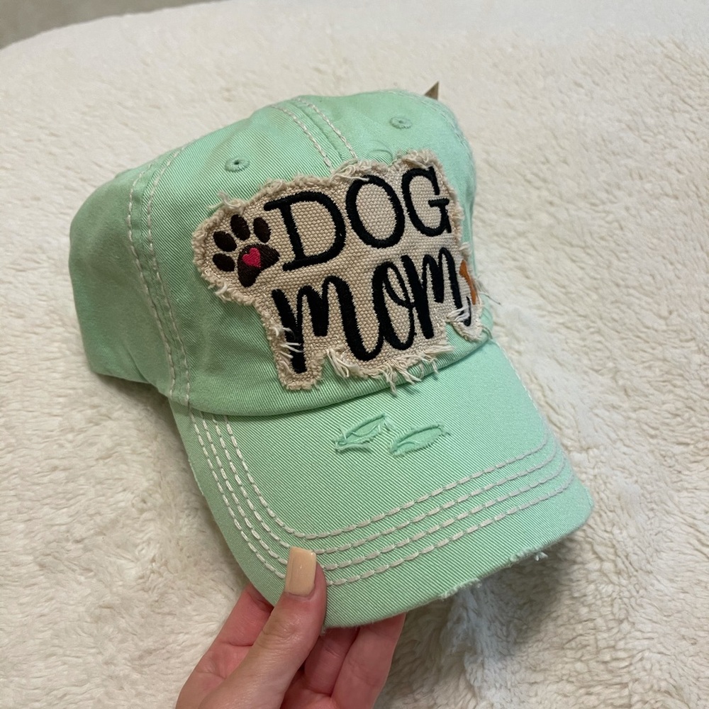 dog mom vintage hat